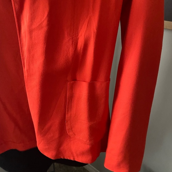 Aritzia Linen Blazer Red - Picture 2 of 4
